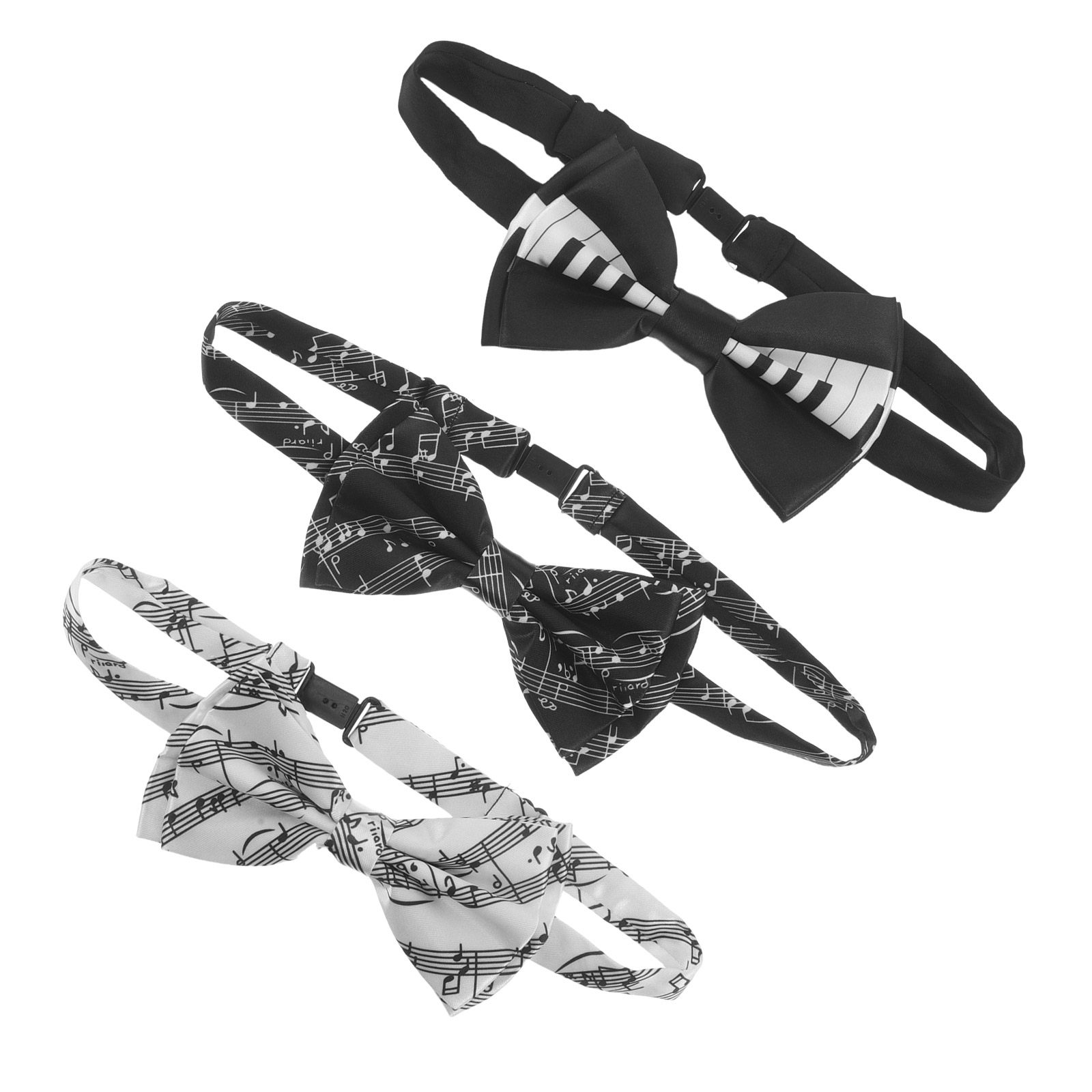 Bow Tie Pre Tied - طقم ربطات عنق للرجال مكون من