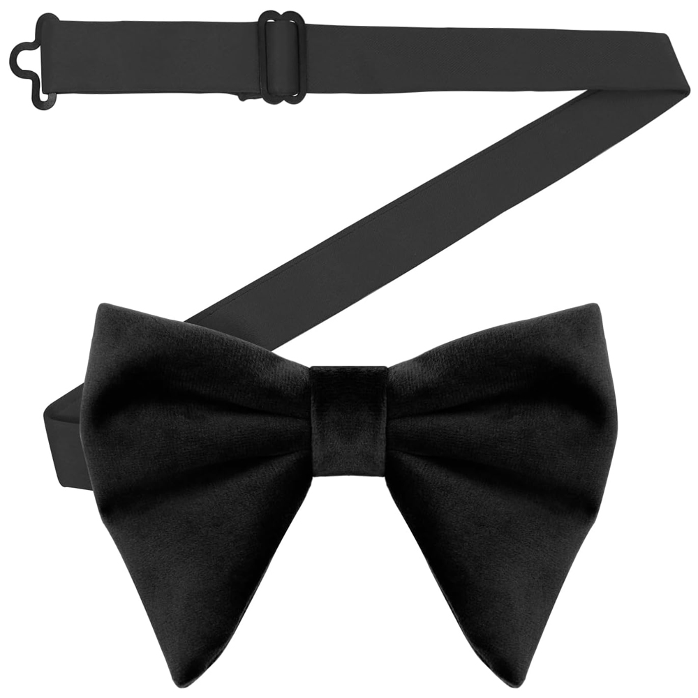 ربطات عنق رجالية من المخمل، مر - مراجعة Bow Tie Pre Tied وسعره