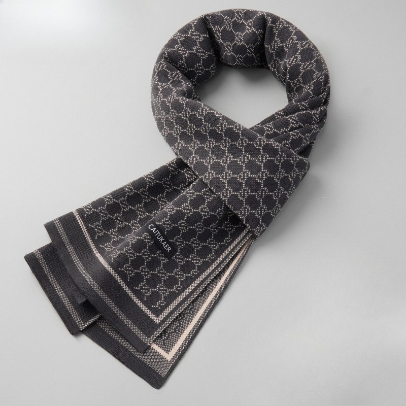 وشاح شتوي فاخر من الكشمير الصن - مراجعة Muffler Men Wool وسعره