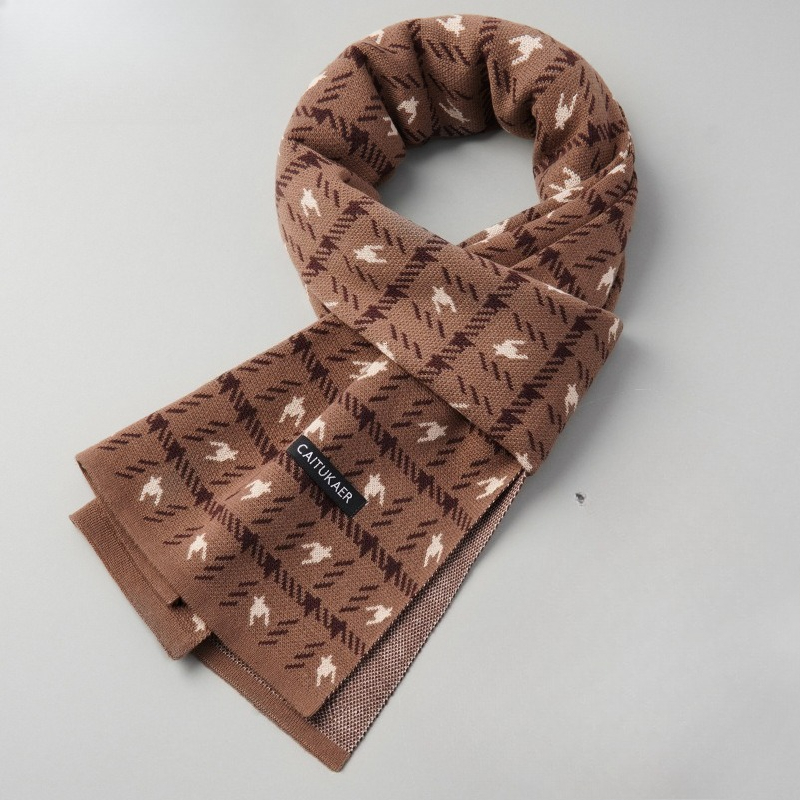 وشاح شتوي فاخر من الكشمير الصن - مراجعة Muffler Men Wool وسعره