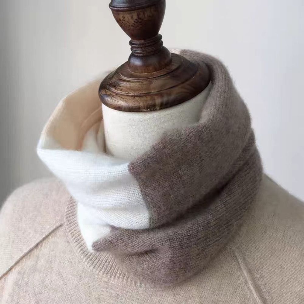 وشاح إنفينيتي ملون بتصميم مرن، - مراجعة Infinity Scarf Knit وسعره